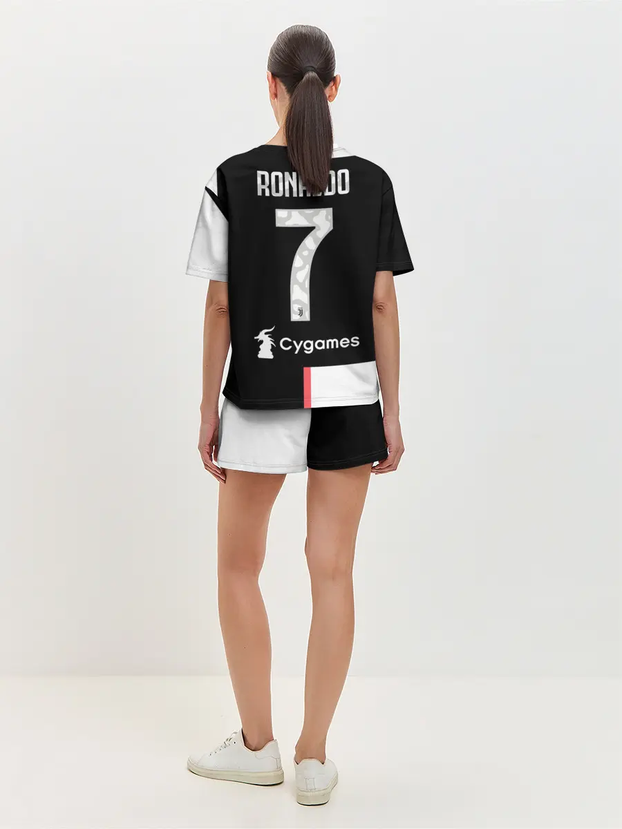 Женская пижама с шортами / Роналду Форма 19/20 Домашняя