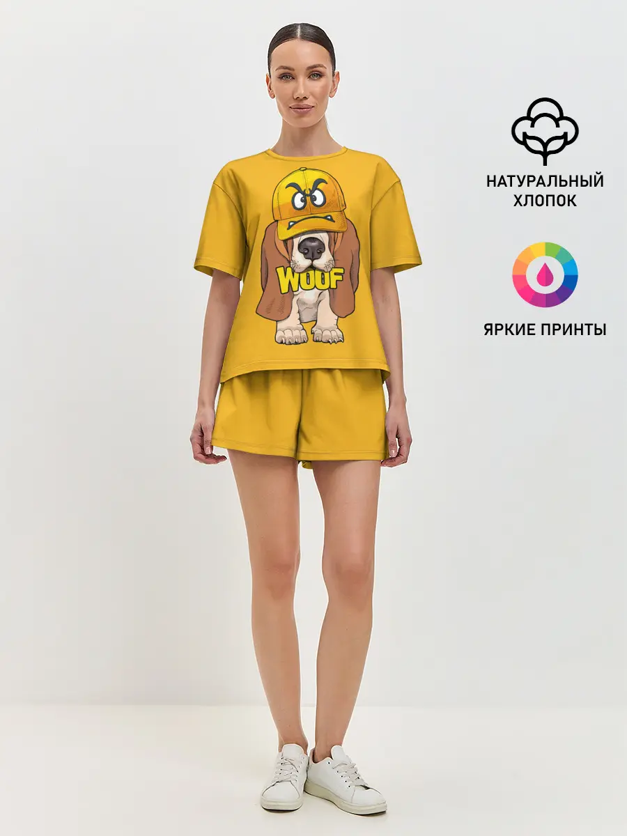 Женская пижама с шортами / Woof
