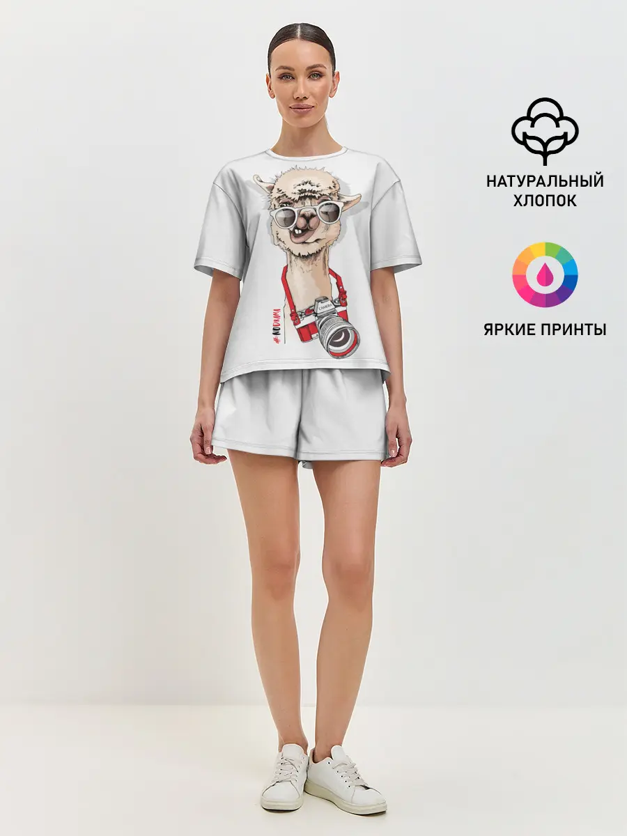 Женская пижама с шортами / #NoDrama