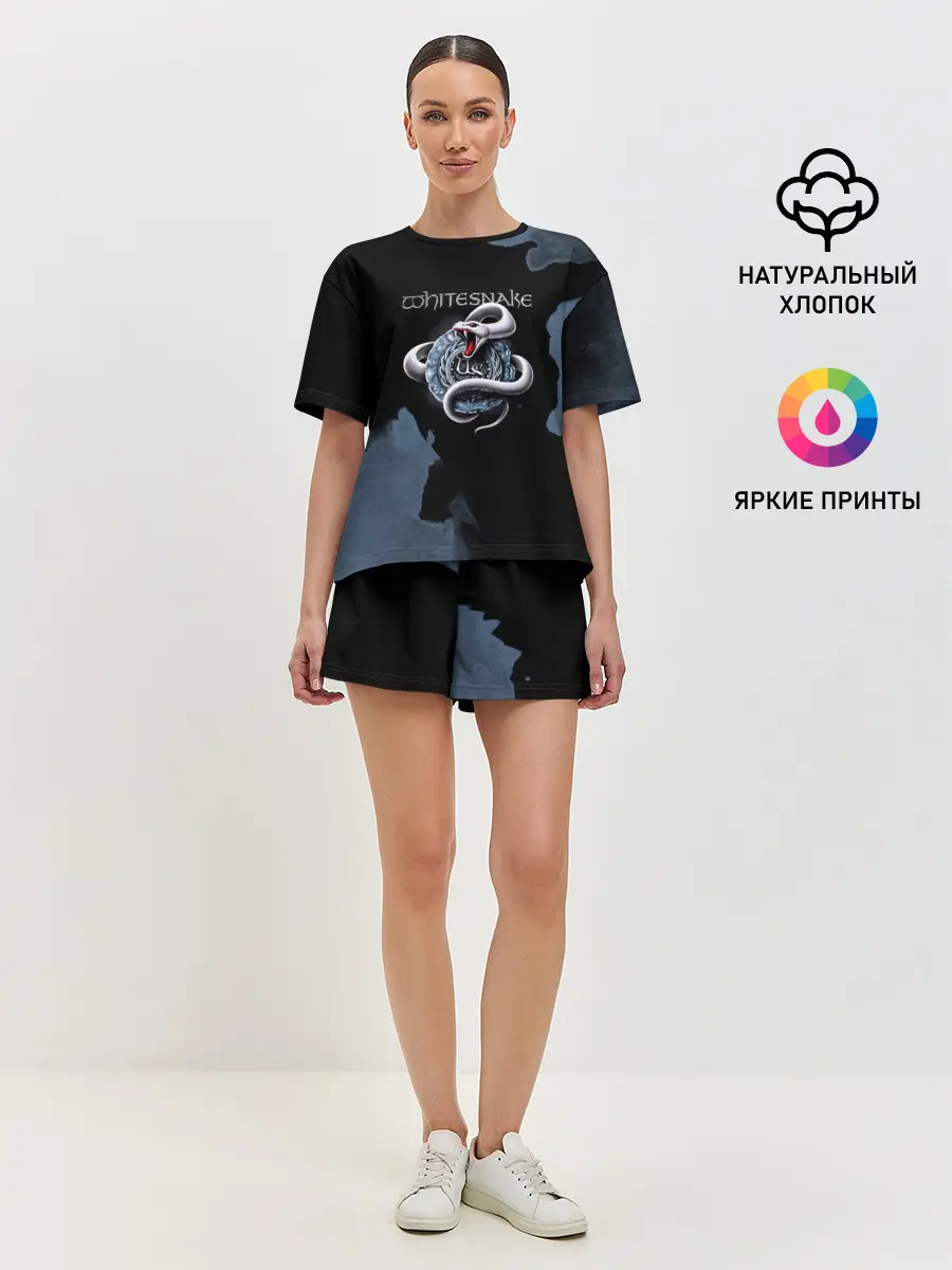 Женская пижама с шортами / WHITESNAKE