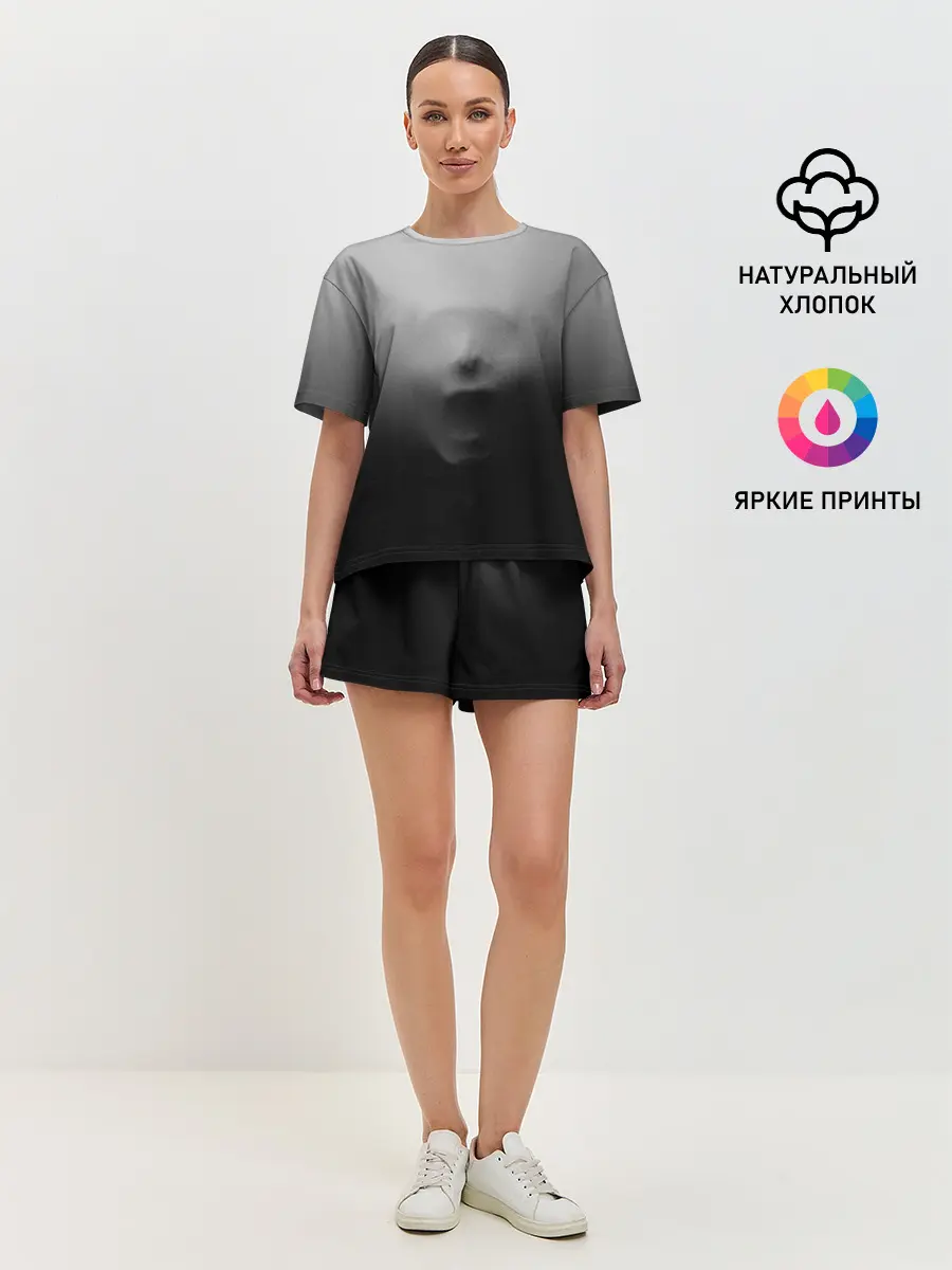 Женская пижама с шортами / Кричащее Лицо Внутри