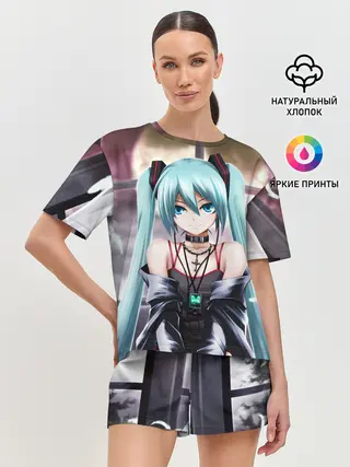 Женская пижама с шортами / Мику Хацунэ