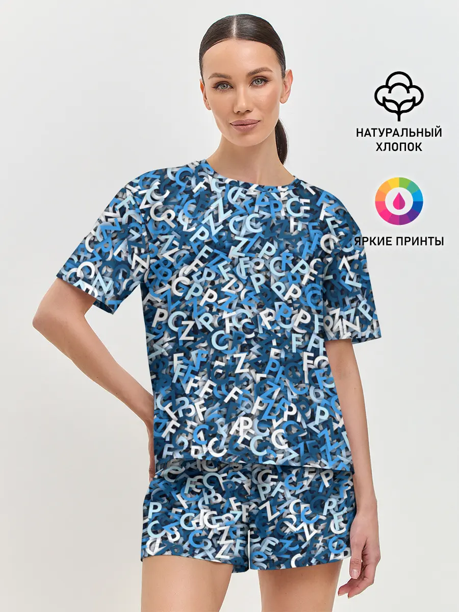 Женская пижама с шортами / FCZP