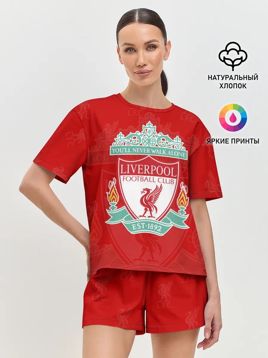 Женская пижама с шортами / Liverpool