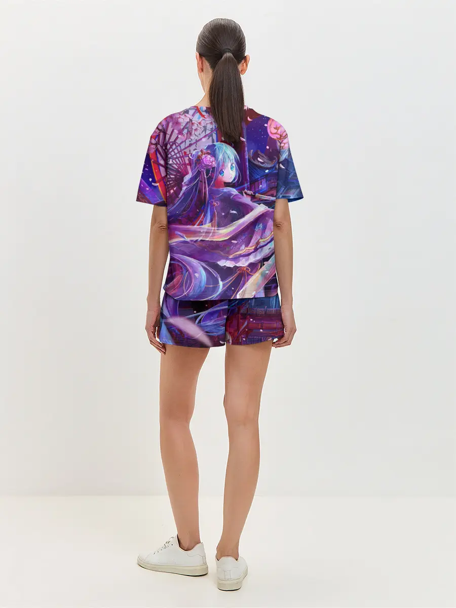 Женская пижама с шортами / Волшебная Хацуне Мику