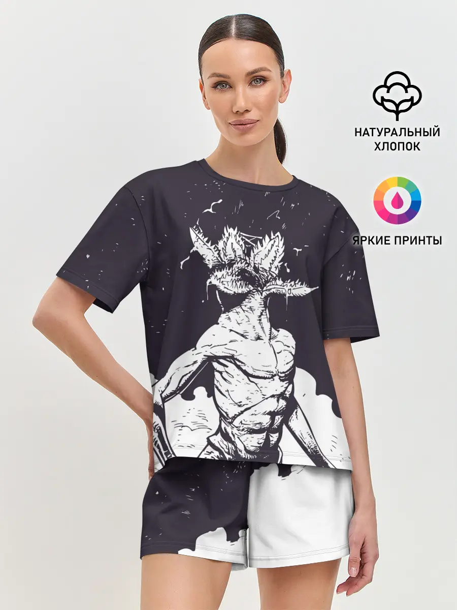 Женская пижама с шортами / Демогоргон