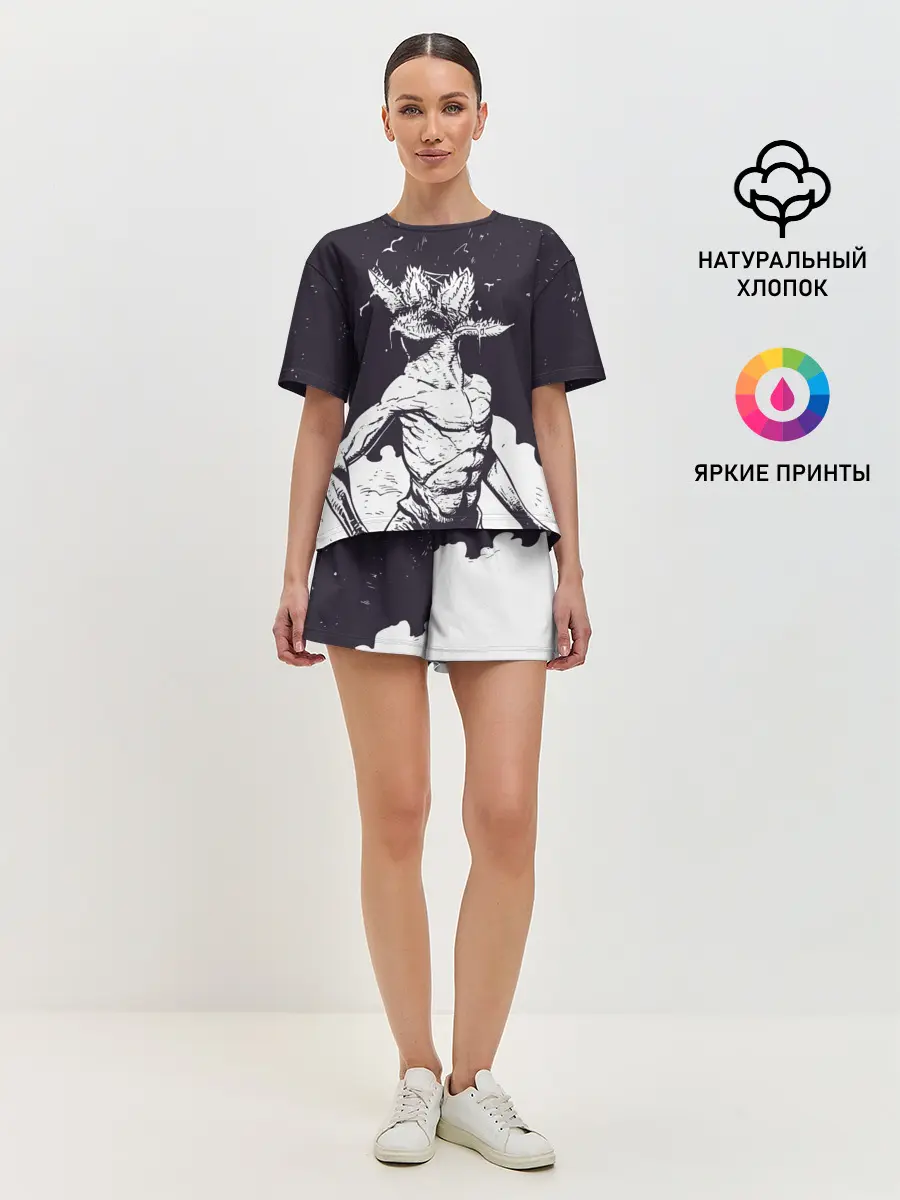 Женская пижама с шортами / Демогоргон