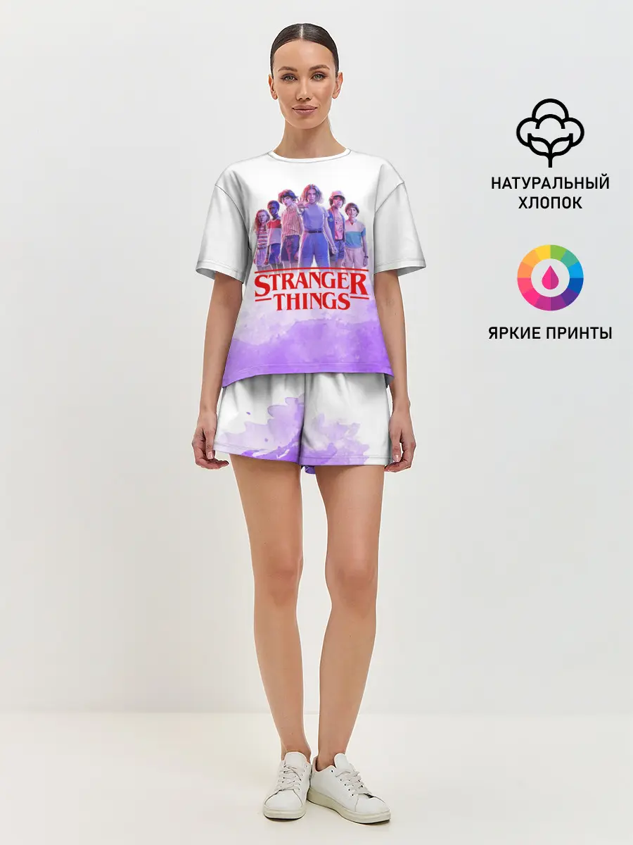 Женская пижама с шортами / ОЧЕНЬ СТРАННЫЕ ДЕЛА