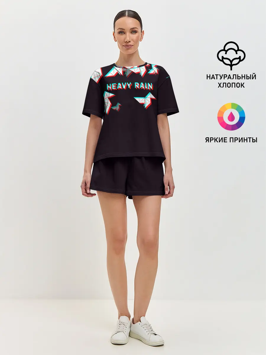 Женская пижама с шортами / Heavy Rain