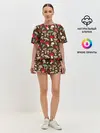 Женская пижама с шортами / Грибы