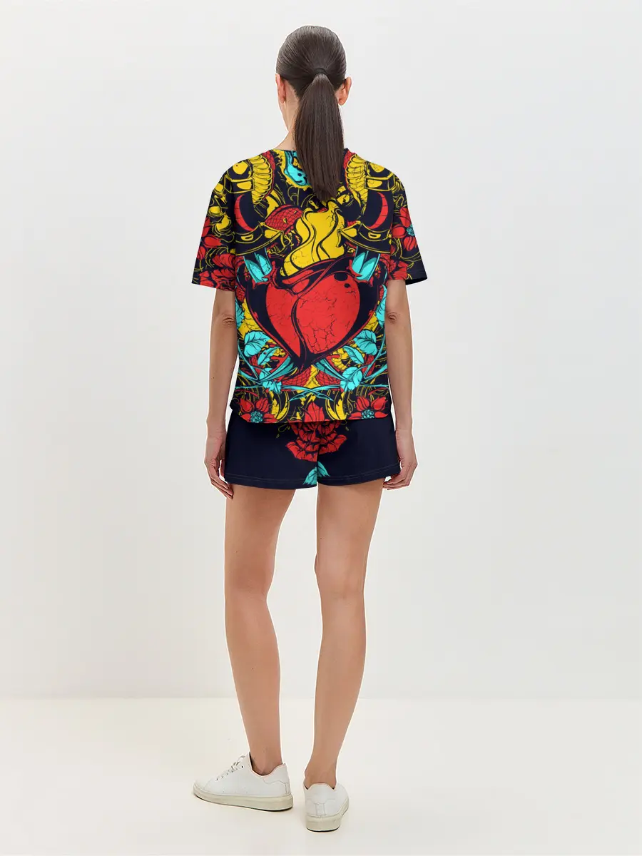 Женская пижама с шортами / Rammstein