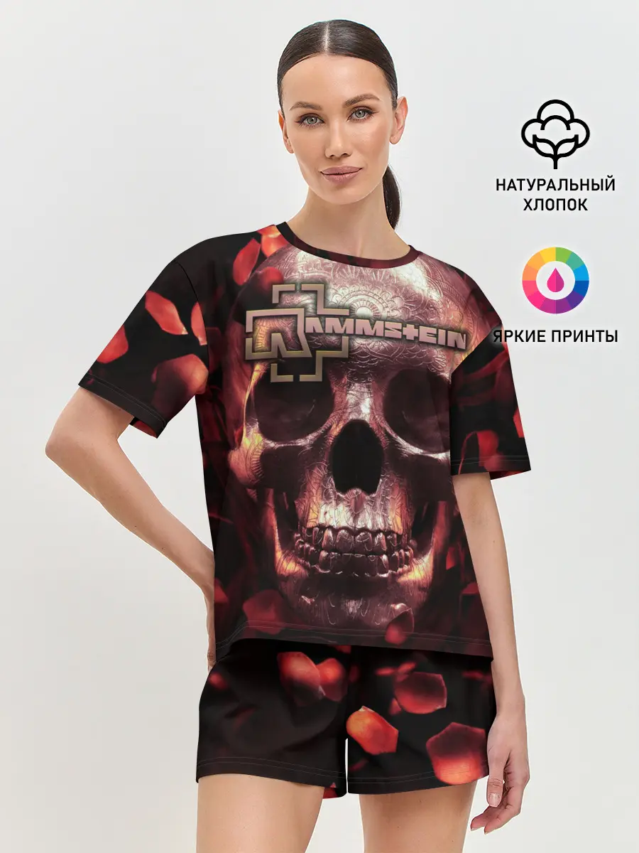 Женская пижама с шортами / Rammstein
