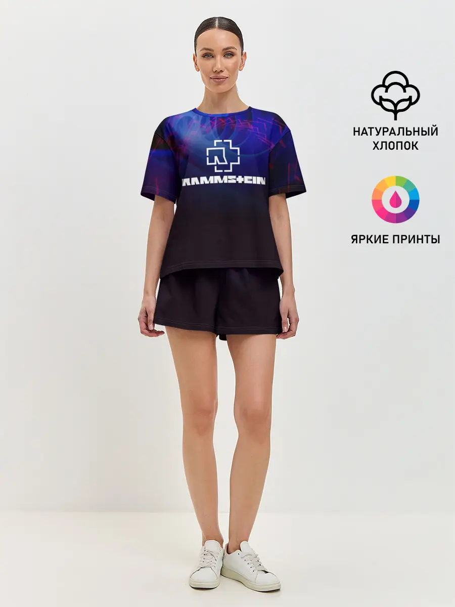 Женская пижама с шортами / Rammstein.