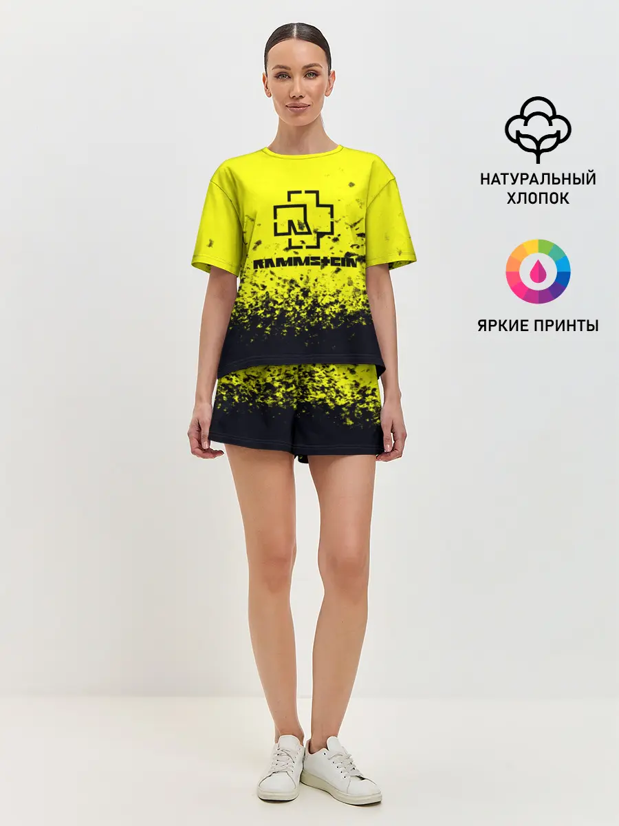 Женская пижама с шортами / Rammstein.