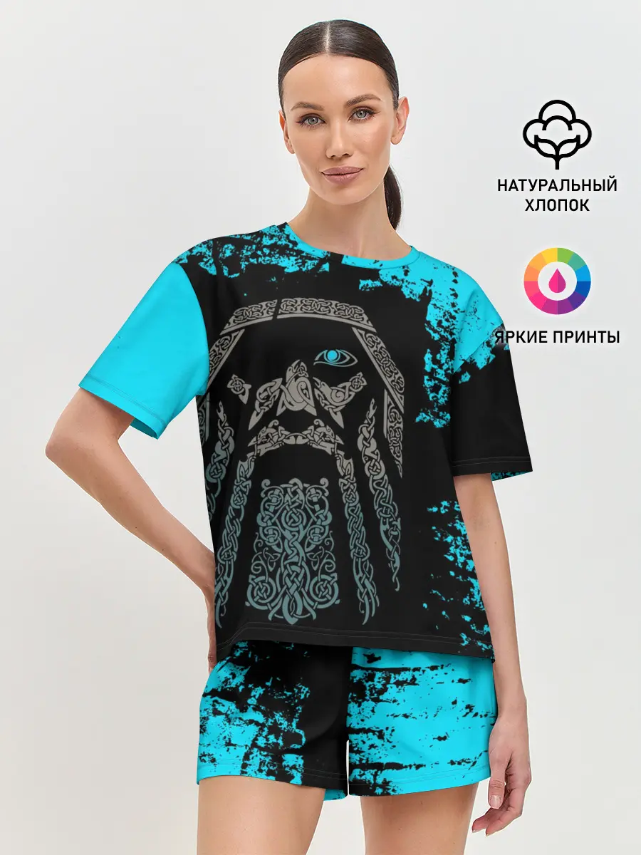 Женская пижама с шортами / Один