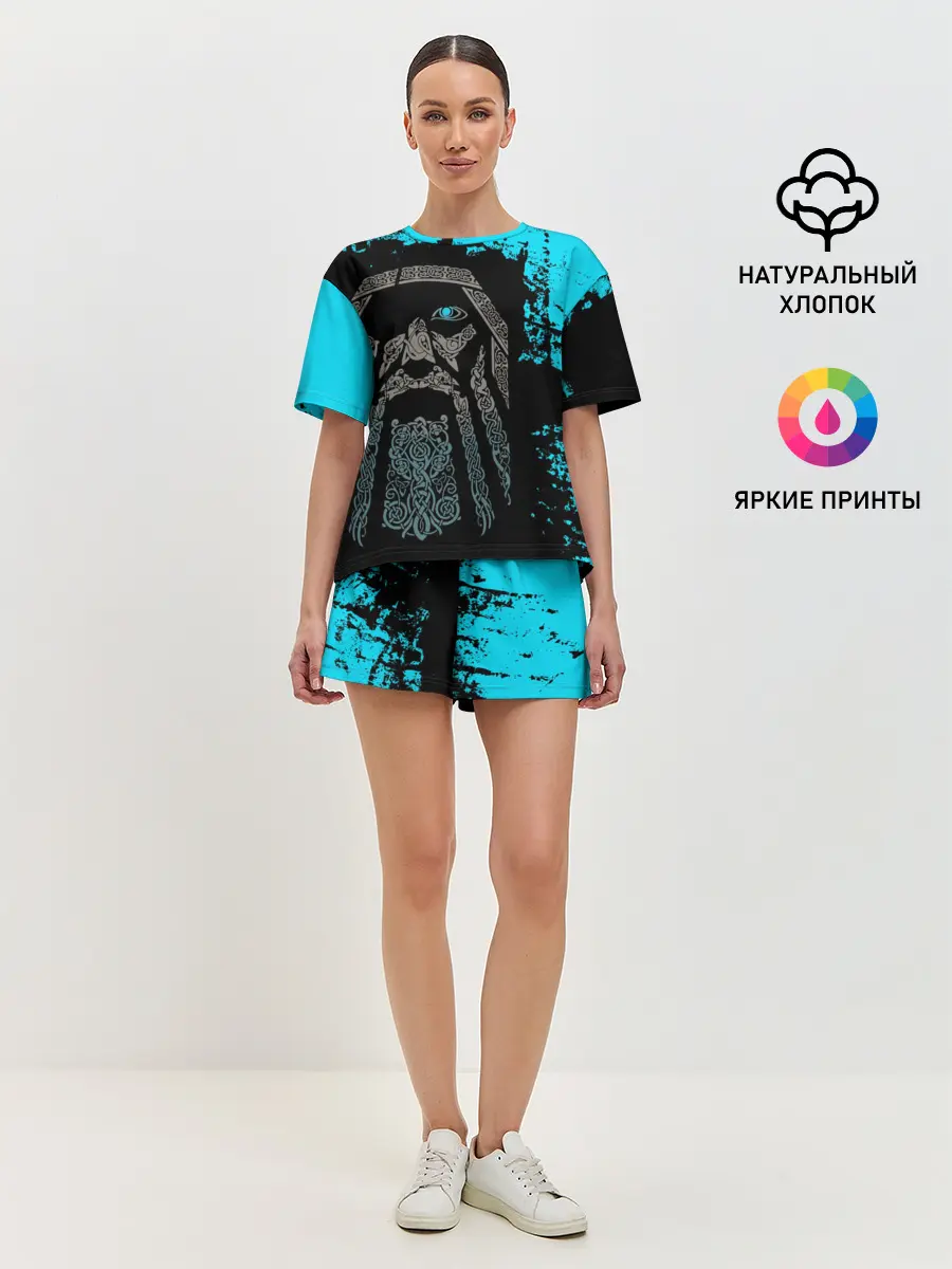 Женская пижама с шортами / Один