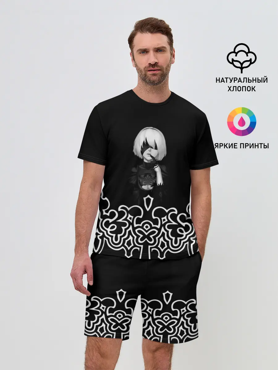 Мужской костюм с шортами / NieR Automata