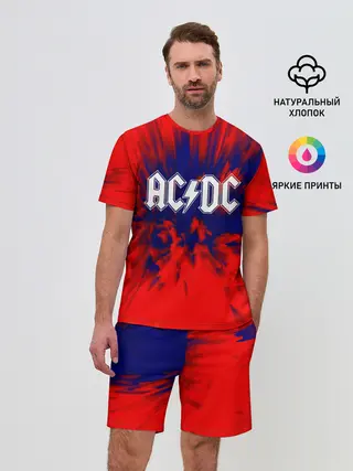 Мужской костюм с шортами / AC/DC