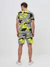 Мужской костюм с шортами / Yellow camouflage