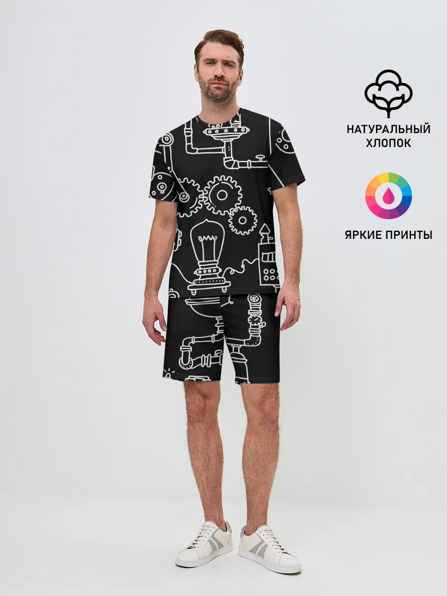 Мужской костюм с шортами / Стиль стимпанк