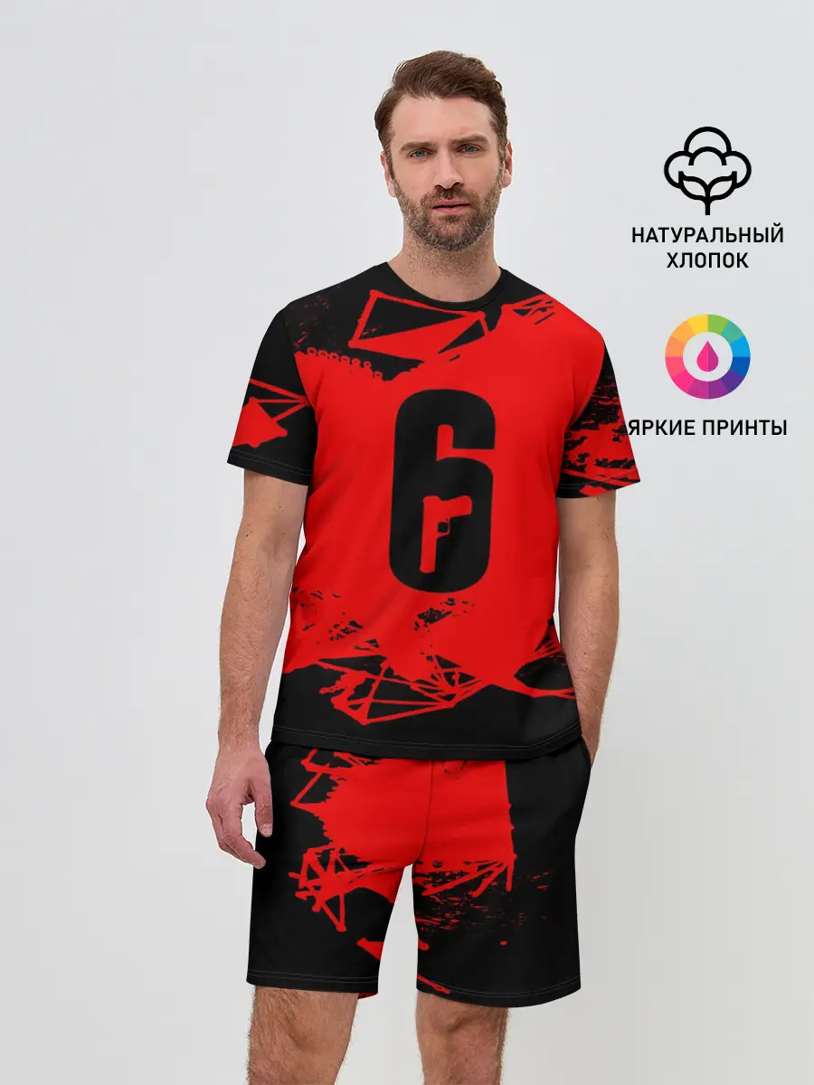 Мужской костюм с шортами / RAINBOW SIX SIEGE OUTBREAK