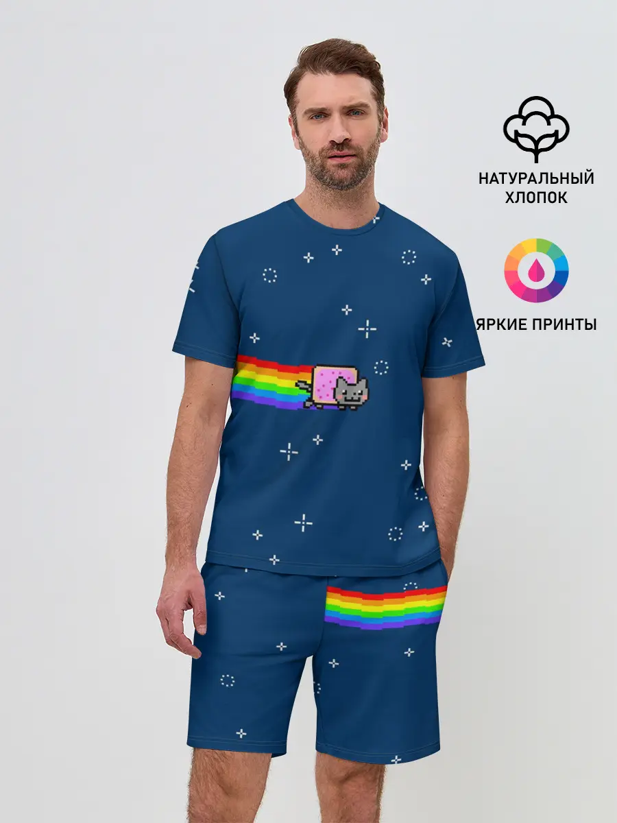 Мужской костюм с шортами / Нянкот