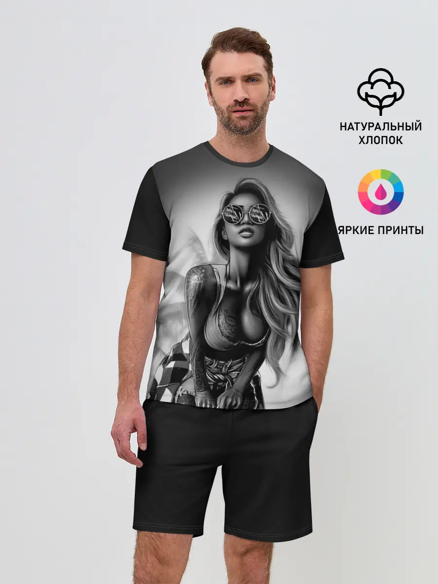 Мужской костюм с шортами / Trap girl