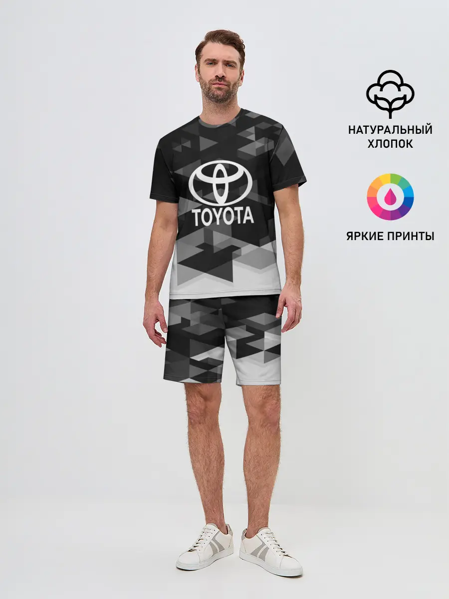 Мужской костюм с шортами / Toyota sport geometry