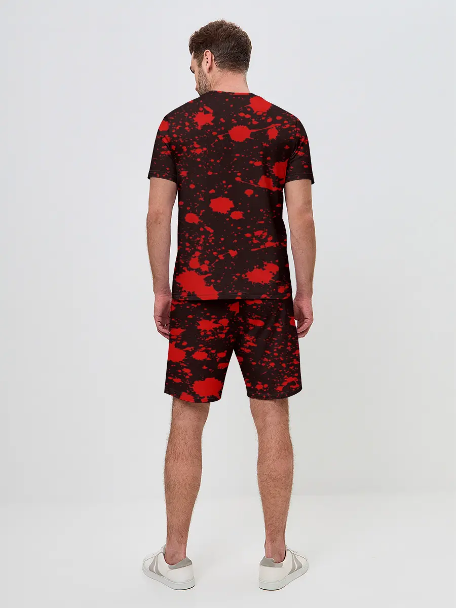 Мужской костюм с шортами / AC DC