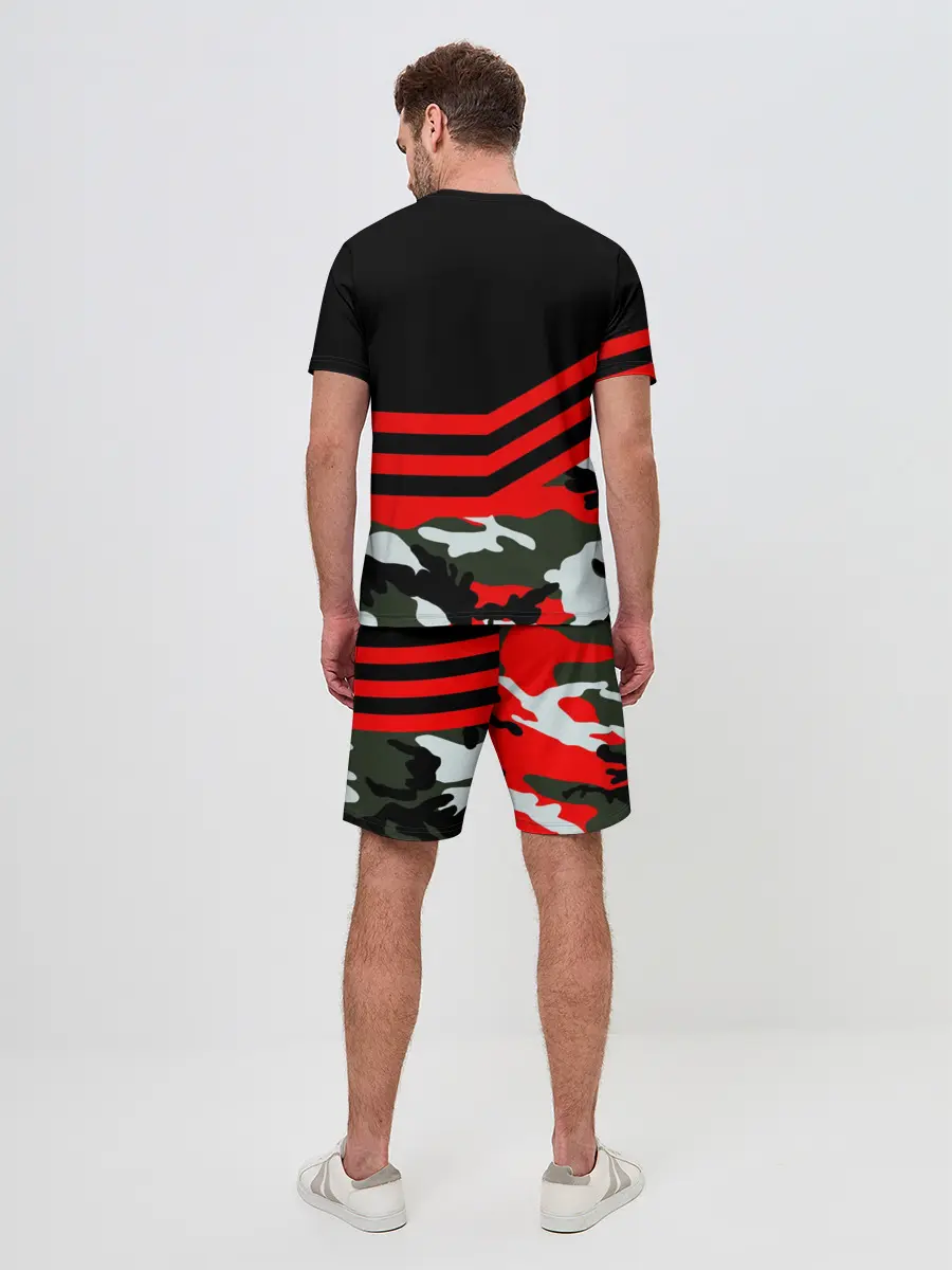 Мужской костюм с шортами / Камуфляж Полиция