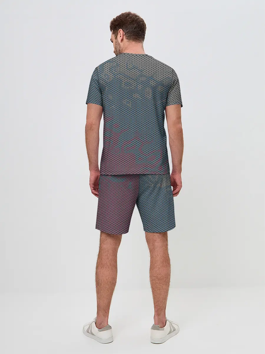 Мужской костюм с шортами / Hexagon Триколор