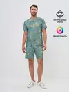 Мужской костюм с шортами / Ван Гог Цветущие ветки миндаля