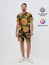 Мужской костюм с шортами / Хохлома