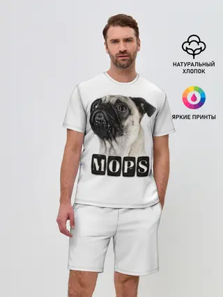 Мужской костюм с шортами / Мопс