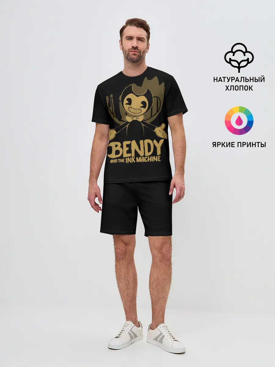 Мужской костюм с шортами / Bendy and the ink machine