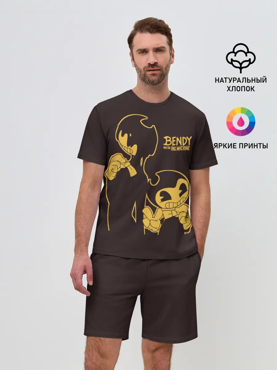 Мужской костюм с шортами / Bendy and the ink machine