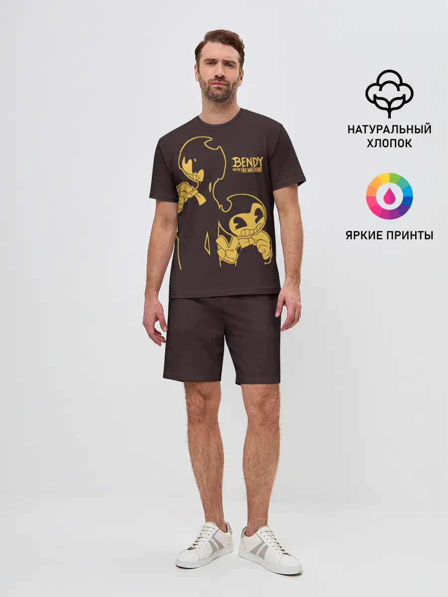 Мужской костюм с шортами / Bendy and the ink machine
