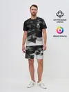 Мужской костюм с шортами / Real Madrid Geometry Sport