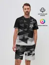 Мужской костюм с шортами / Barcelona Geometry Sport