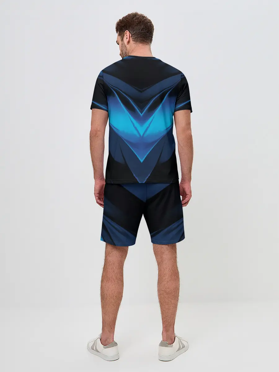 Мужской костюм с шортами / Абстракция