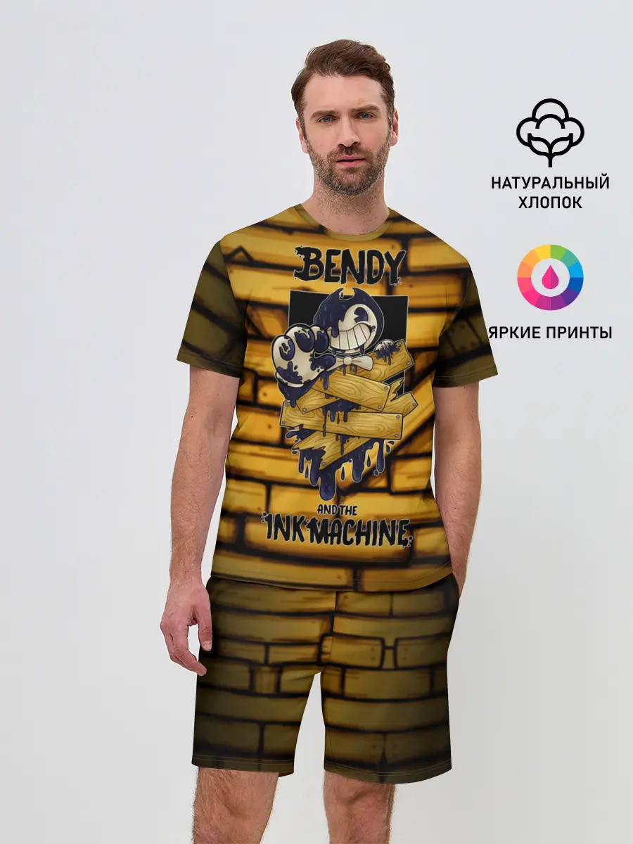 Мужской костюм с шортами / Bendy and the ink machine