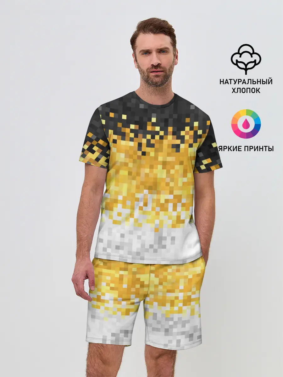 Мужской костюм с шортами / 1858 Имперский флаг пикселами