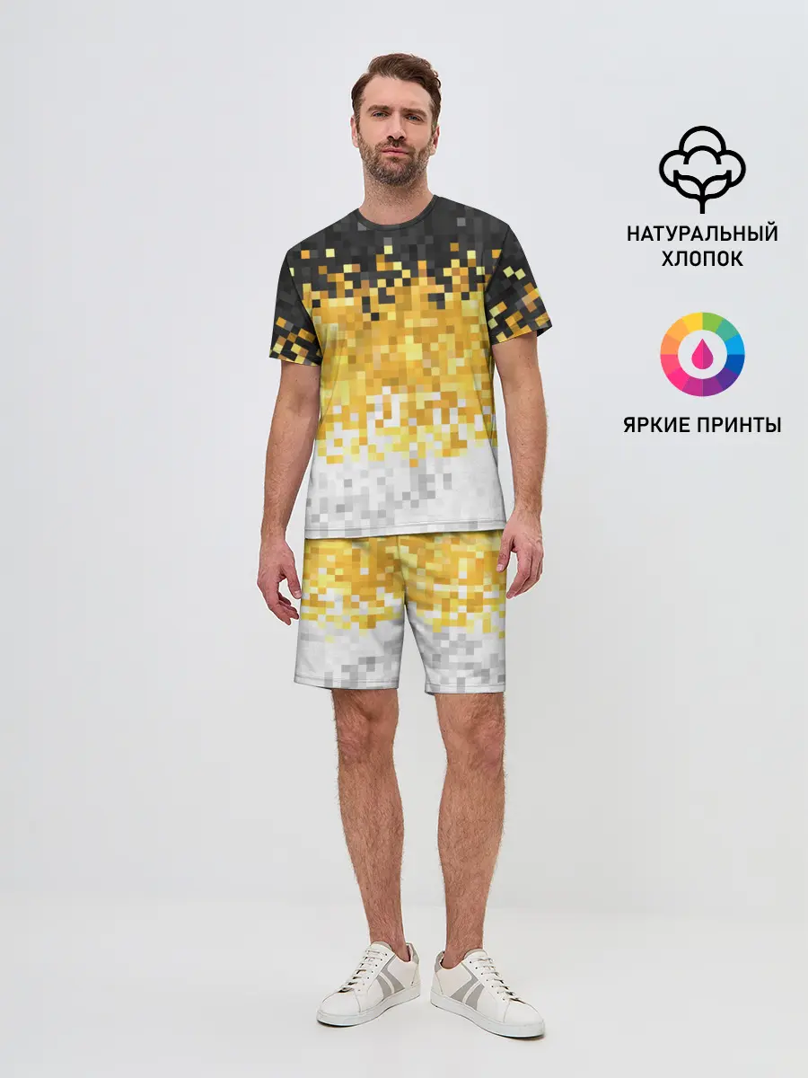 Мужской костюм с шортами / 1858 Имперский флаг пикселами