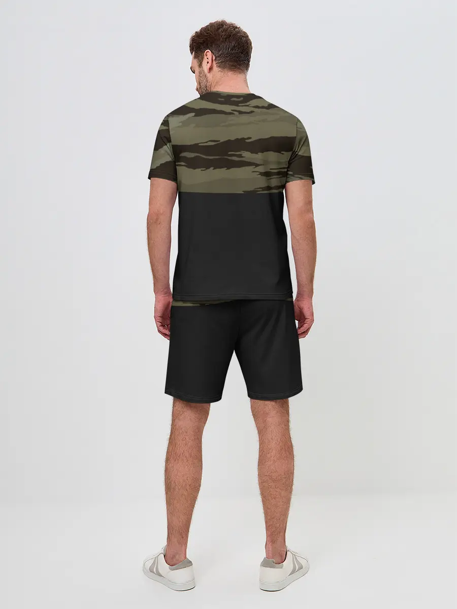 Мужской костюм с шортами / Камуфляж ВМФ РФ