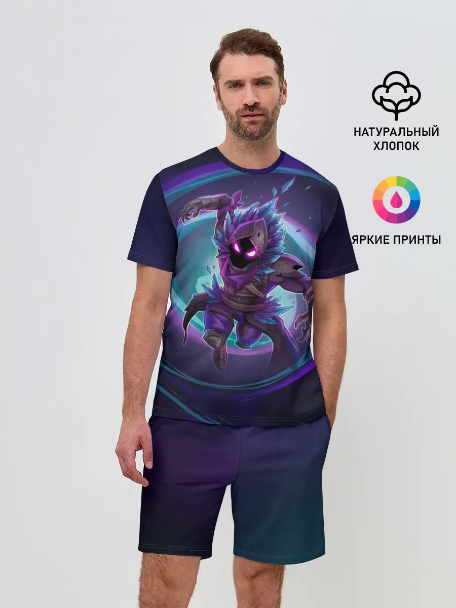 Мужской костюм с шортами / Ворон