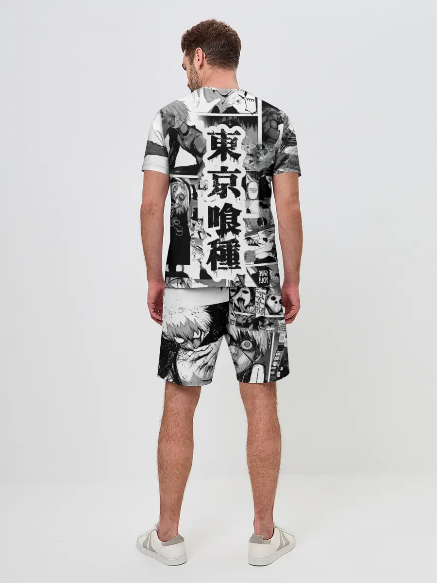 Мужской костюм с шортами / Токийский гуль манга
