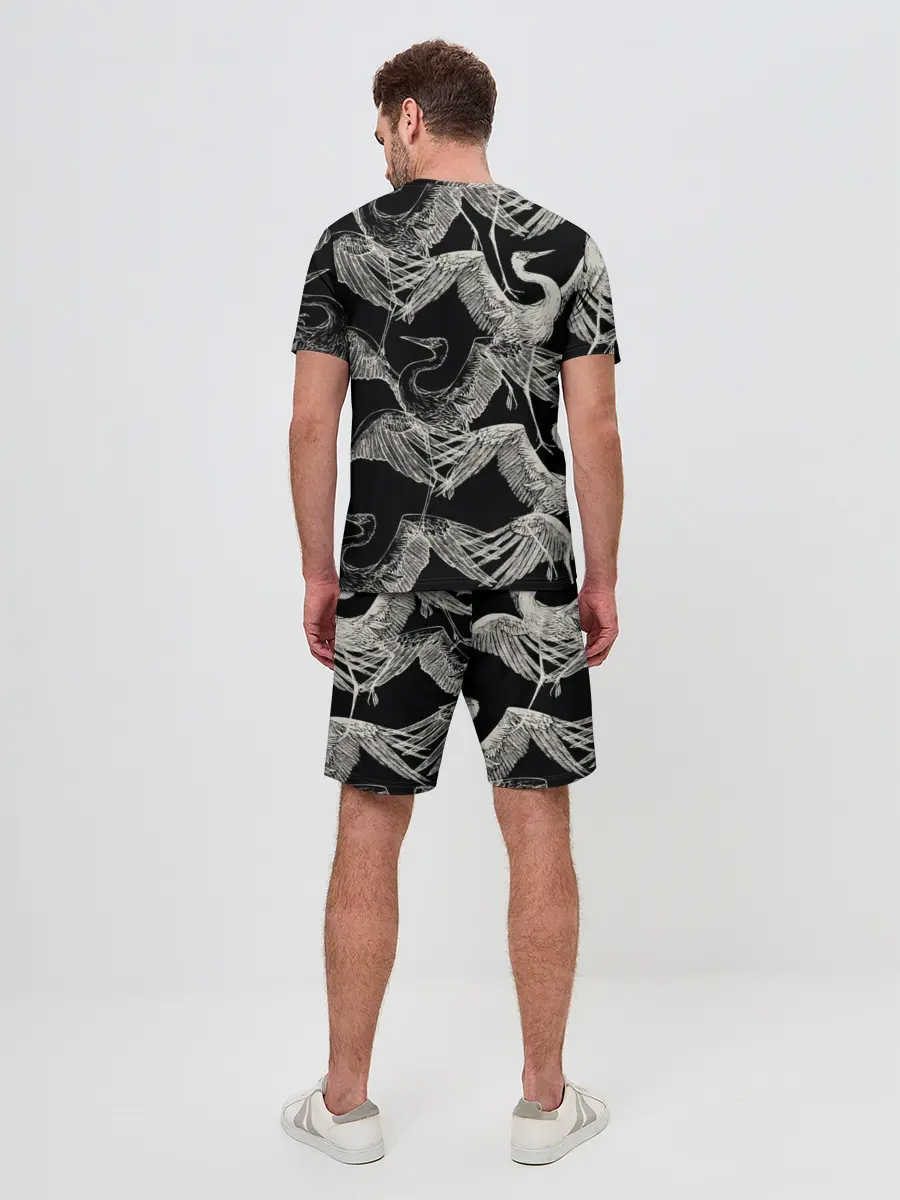 Мужской костюм с шортами / Белые Птицы