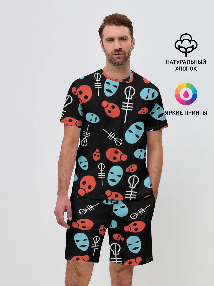 Мужской костюм с шортами / Twenty One Pilots