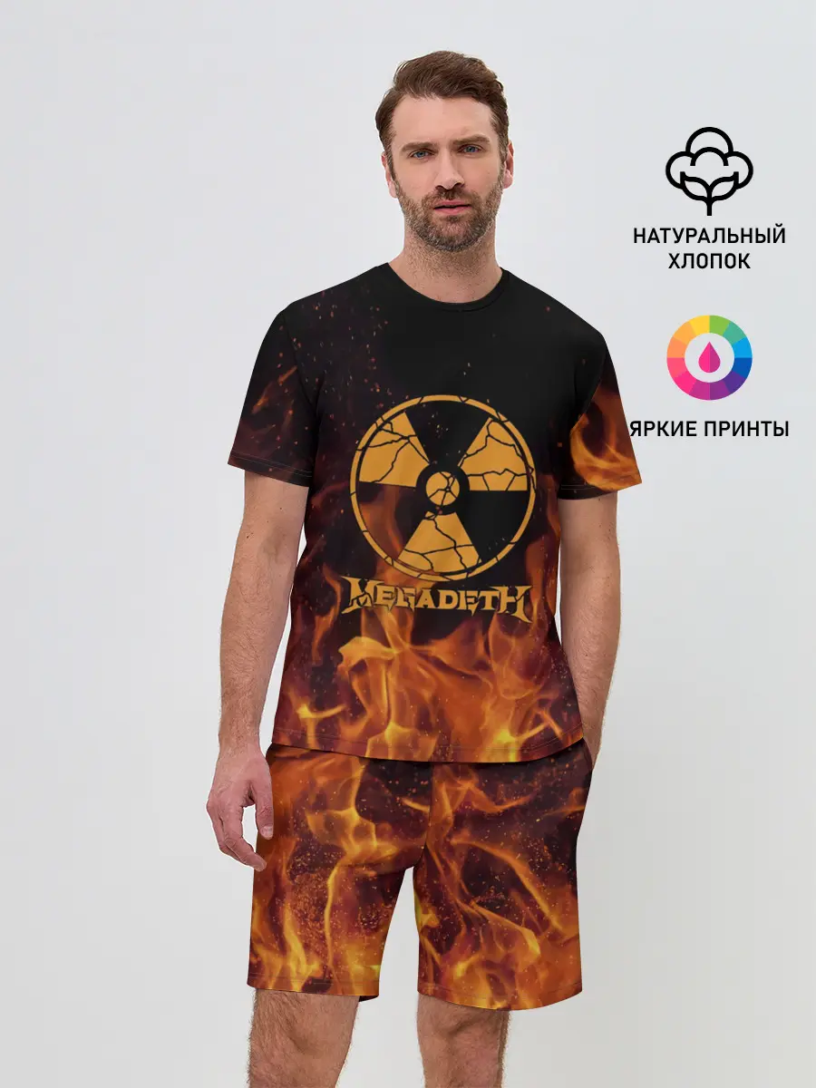 Мужской костюм с шортами / Megadeth