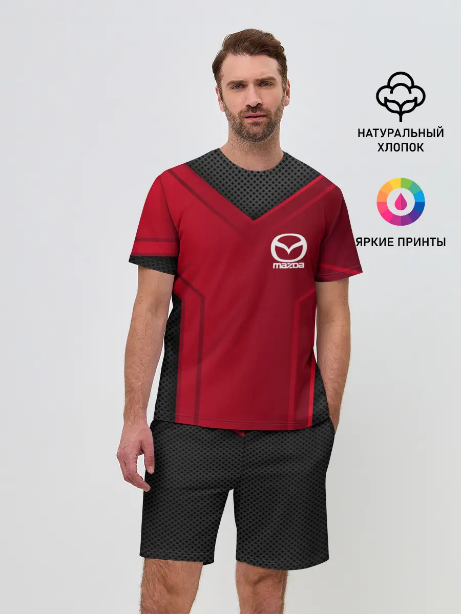 Мужской костюм с шортами / mazda sport